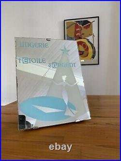Publicité Lumineuse Art Deco / Lampe Miroir Vintage Lingerie / TBE 27cm