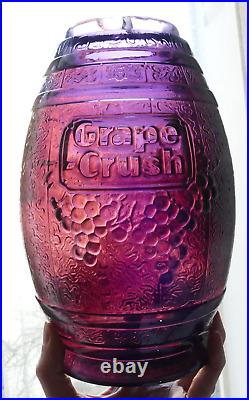 RARE Distributeur Sirop Grape Crush Américain ART DECO 1930 Bistro café Comptoir