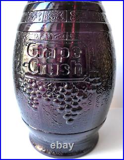 RARE Distributeur Sirop Grape Crush Américain ART DECO 1930 Bistro café Comptoir