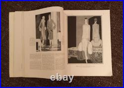 RARE VOGUE VINTAGE USA Nov 1925 Georges Lepape Fashions Art Deco