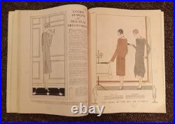 RARE VOGUE VINTAGE USA Nov 1925 Georges Lepape Fashions Art Deco