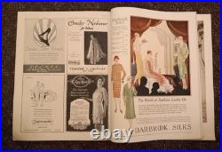 RARE VOGUE VINTAGE USA Nov 1925 Georges Lepape Fashions Art Deco