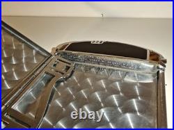 RONSON Art Déco Etui à Cigarettes et Briquet Ronson Art Métal Works Fonctionne