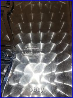 RONSON Art Déco Etui à Cigarettes et Briquet Ronson Art Métal Works Fonctionne