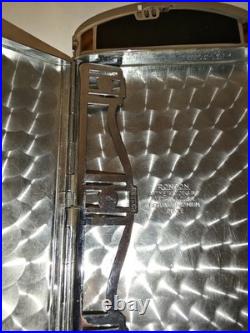 RONSON Art Déco Etui à Cigarettes et Briquet Ronson Art Métal Works Fonctionne