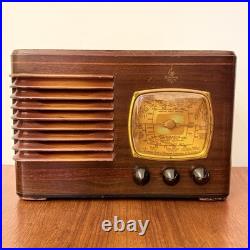 Radio Art Deco Emerson AA131 1937 Vintage D'Époque À Valves Américaine Rares