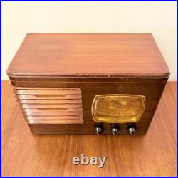 Radio Art Deco Emerson AA131 1937 Vintage D'Époque À Valves Américaine Rares