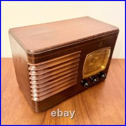 Radio Art Deco Emerson AA131 1937 Vintage D'Époque À Valves Américaine Rares