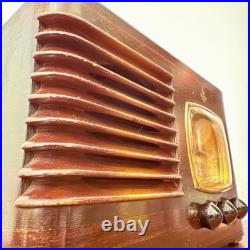 Radio Art Deco Emerson AA131 1937 Vintage D'Époque À Valves Américaine Rares