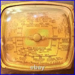 Radio Art Deco Emerson AA131 1937 Vintage D'Époque À Valves Américaine Rares