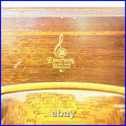 Radio Art Deco Emerson AA131 1937 Vintage D'Époque À Valves Américaine Rares