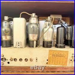 Radio Art Deco Emerson AA131 1937 Vintage D'Époque À Valves Américaine Rares