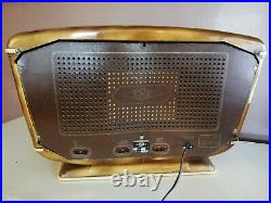 Radio T S F Ancienne Snr Excelsior 52 Vintage Art Deco