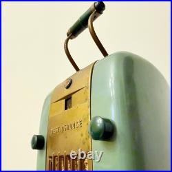 Radio Vintage Westinghouse Réfrigérateur H-125 Vert À Valves D'époque Art Déco