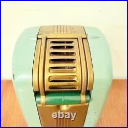 Radio Vintage Westinghouse Réfrigérateur H-125 Vert À Valves D'époque Art Déco