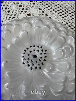 Rare Flacon À Parfum Art Déco Signé R. Lalique France Cristal Satiné