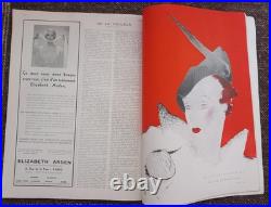 Rare Lot of 4 Vogue Paris 1932-1938 Eric, Christian Bérard, Benito Art Deco