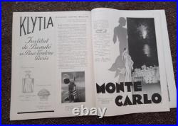 Rare Lot of 4 Vogue Paris 1932-1938 Eric, Christian Bérard, Benito Art Deco