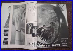 Rare Lot of 4 Vogue Paris 1932-1938 Eric, Christian Bérard, Benito Art Deco