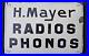 Rare-Plaque-emaillee-bombee-ancienne-RADIOS-PHONOS-H-MAYER-Art-Deco-1930-01-gdy