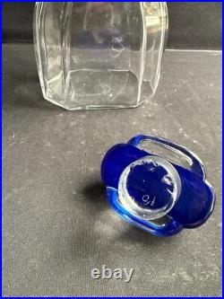 Rare grand flacon à parfum Art déco