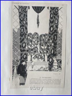 Recueil d'illustrations originales Art Nouveau Art Déco Signées Georges Romain
