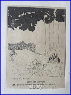 Recueil d'illustrations originales Art Nouveau Art Déco Signées Georges Romain