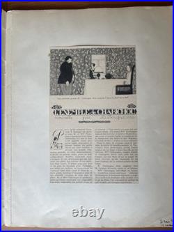 Recueil d'illustrations originales Art Nouveau Art Déco Signées Georges Romain