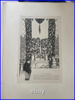 Recueil d'illustrations originales Art Nouveau Art Déco Signées Georges Romain