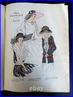 Revue ART GOÛT BEAUTE N°24 juillet 1922 MODE ART DECO 26 Illustrations POCHOIR