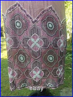 Robe A Danser Art Déco Epoque 1920 Charleston Broderie de Perles Lelong Robe A Danser Art Déco Epoque 1920 Charleston Broderie de Perles Lelong
