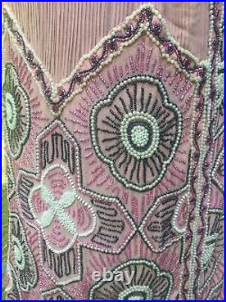 Robe A Danser Art Déco Epoque 1920 Charleston Broderie de Perles Lelong Robe A Danser Art Déco Epoque 1920 Charleston Broderie de Perles Lelong