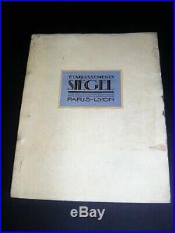 SIEGEL Catalogue Devantures MAgasins Vitrines Mannequins Enseignes ART DECO 1923