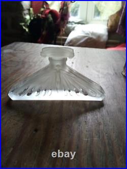 SOMPTUEUX FLACON CRISTAL ART DECO ViDE 10 CM (11)