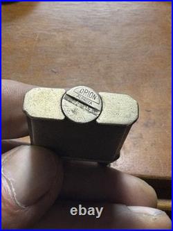 Sarastro Orion Art Déco Alpacca Briquet Adolf Kinzinger Allemagne