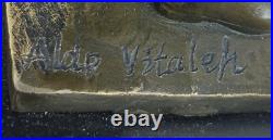 Sculpture En Bronze Royal Guard Saluant Art Déco Figurine De Collection Décor