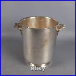 Seau À Glace CHRISTOFLE GALLIA Plaqué Argent Vintage Art Déco