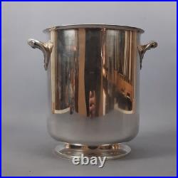 Seau À Glace CHRISTOFLE GALLIA Plaqué Argent Vintage Art Déco