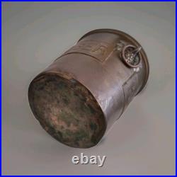 Seau à champagne Ancien vintage Signé Pol Roger par Argit 1920 Art Déco Nouveau