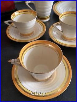 Service à thé Art Déco rare, modèle numéroté, pièce de collection