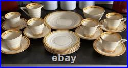 Service à thé Art Déco rare, modèle numéroté, pièce de collection