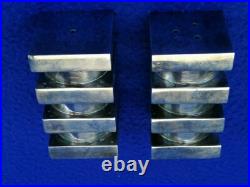 Service moderniste art déco sel poivre salt pepper silverplate style adnet