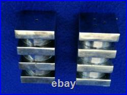 Service moderniste art déco sel poivre salt pepper silverplate style adnet
