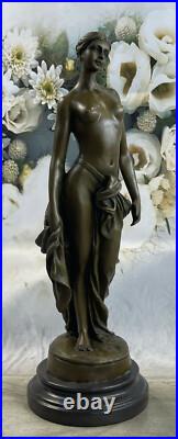 Signée Haute Qualité Brutt Art Déco Nu Bronze Sculpture Collection Cadeau Solde