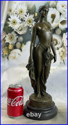 Signée Haute Qualité Brutt Art Déco Nu Bronze Sculpture Collection Cadeau Solde