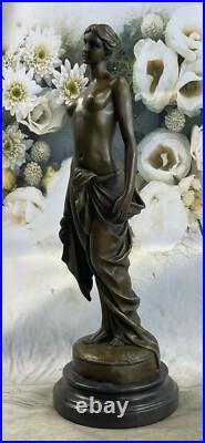Signée Haute Qualité Brutt Art Déco Nu Bronze Sculpture Collection Cadeau Solde