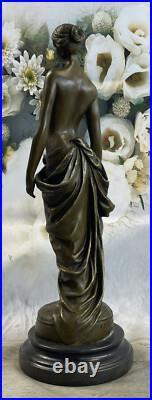Signée Haute Qualité Brutt Art Déco Nu Bronze Sculpture Collection Cadeau Solde