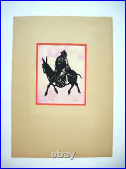 Silhouette Découpée Art Déco. Collection Chine B-303