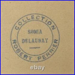 Sonia Delaunay Très belle composition originale 1925 Collection Robert Perrier