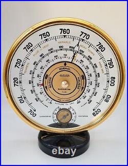 Station météo art déco Vintage Jaeger n° 18834 baromètre thermomètre